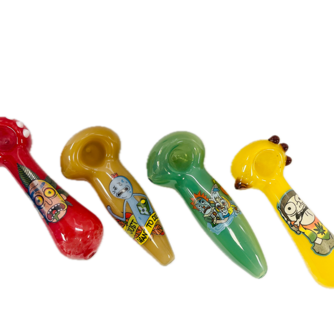 5'' R&M  GLASS HAND PIPE