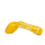 5'' YELLOW TRIBAL ART GLASS PIPE