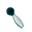 4.5'' TEAL PEANUT GLASS PIPE