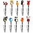 3'' ANIMAL STYLE GLASS MEMO CLIP- SA2785