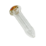 4.5'' CLEAR GLASS WITH RASTA PIPE