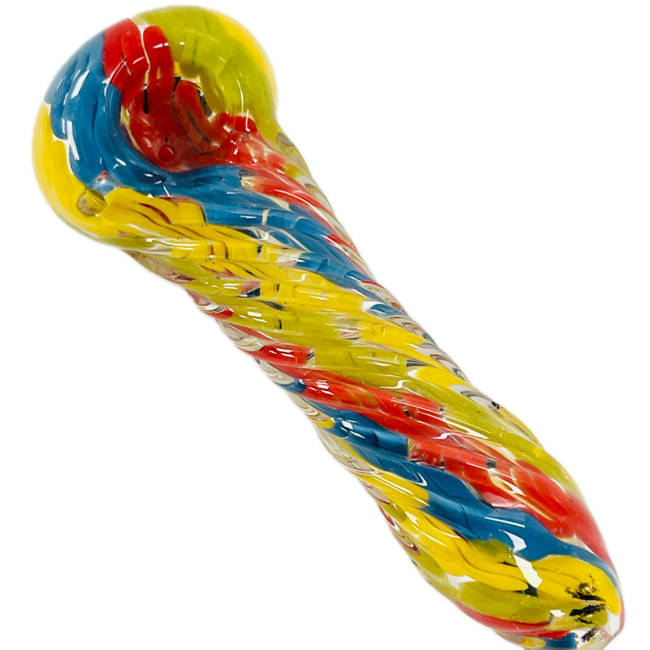 5'' FUMED RAINBOW SPOON PIPE