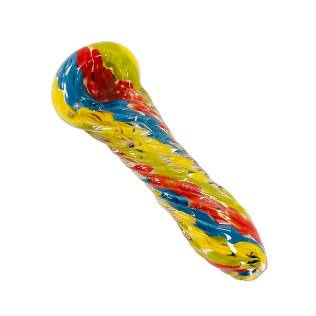 5'' FUMED RAINBOW SPOON PIPE