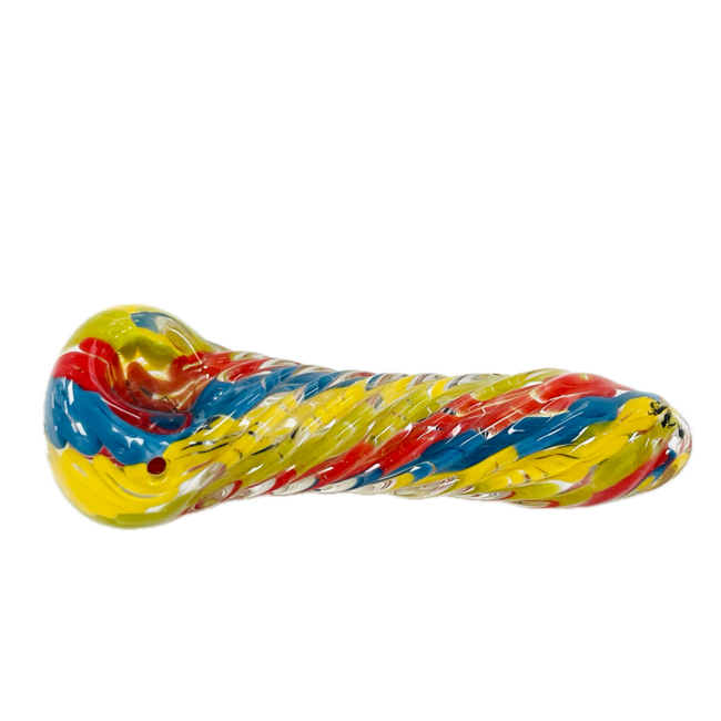 5'' FUMED RAINBOW SPOON PIPE