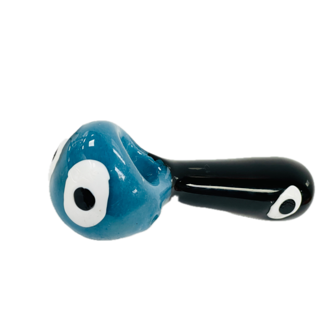 5.5'' GOOGLY EYES GLASS HAND PIPE