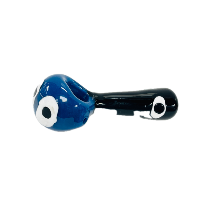 5.5'' GOOGLY EYES GLASS HAND PIPE
