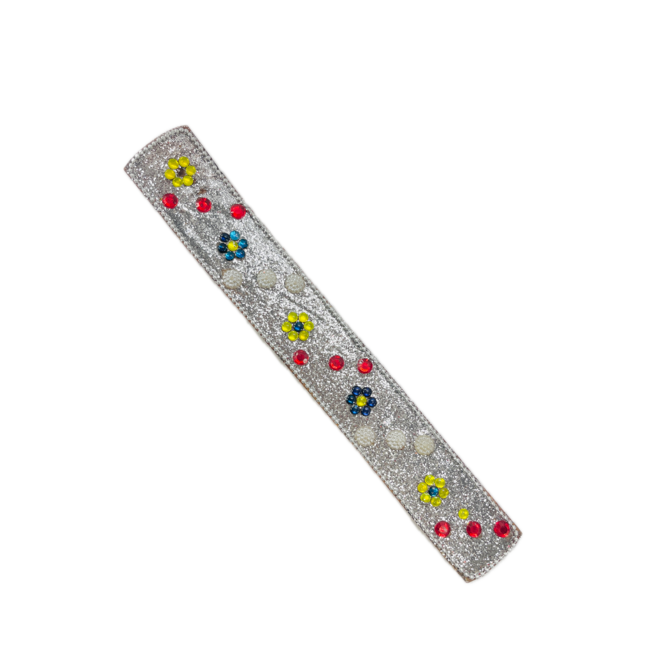 10'' DECORATED GLITTER INCENSE BURNER-IB08