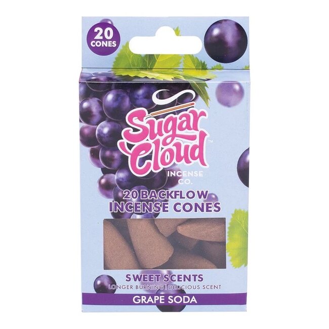 SUGER CLOUD SUGAR CLOUD SWEET SCENTS BACK FLOW INCENSE CONS-IN872
