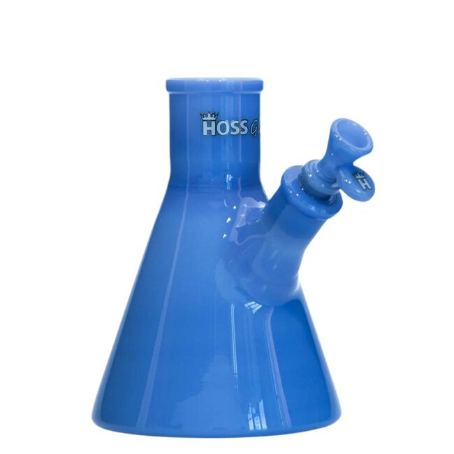 HOSS GLASS 8'' HOSE GLASS FULL COLOR BEAKER BASE WITH 19MM JOINT-H004C