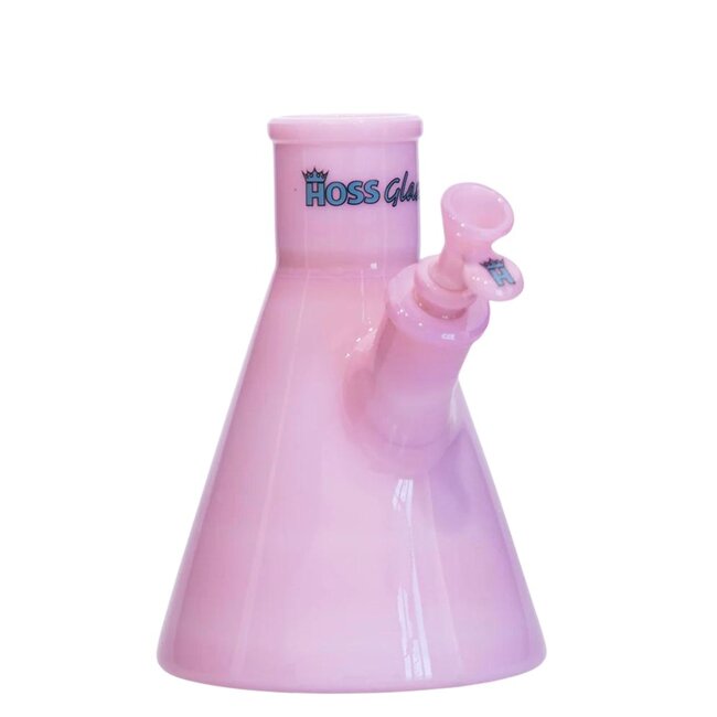 HOSS GLASS 8'' HOSE GLASS FULL COLOR BEAKER BASE WITH 19MM JOINT-H004C