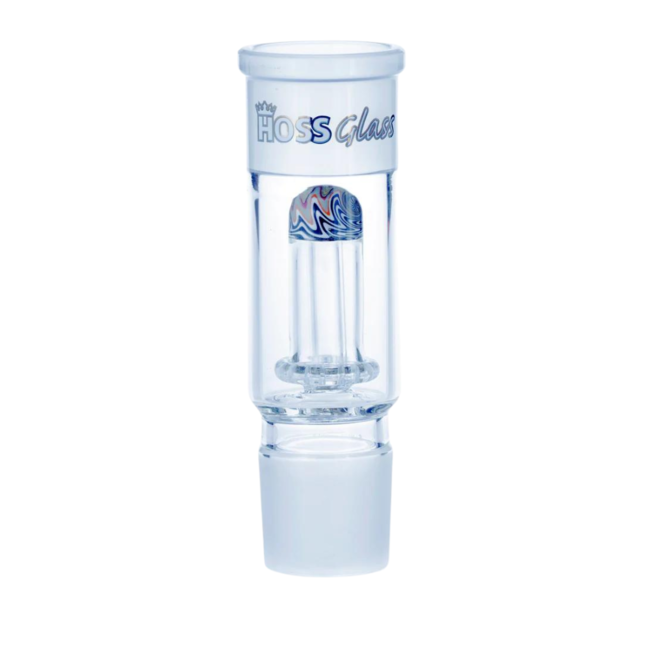 HOSS GLASS HOSS GLASS DOME PERCULATOR WITH COLOR REVERSAL- YH906