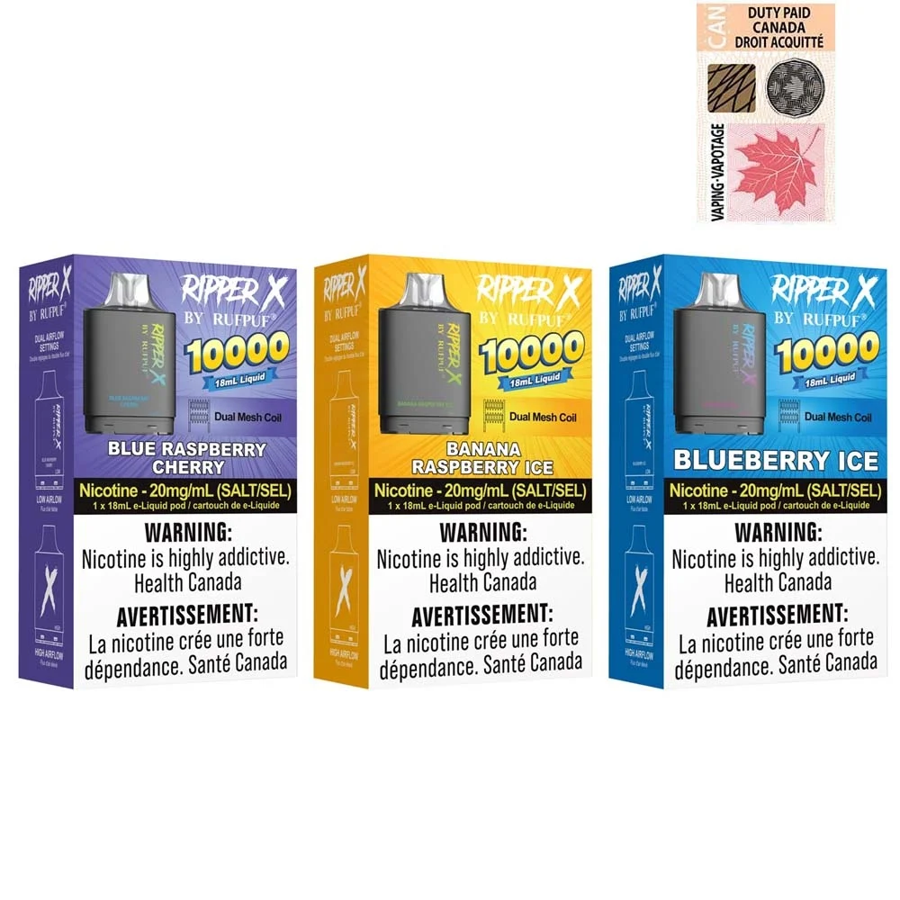 Experience the Ultimate Vaping Adventure with RUFPUF RIPPER X 10000 PUFFS: The Future of Disposable Vapes!