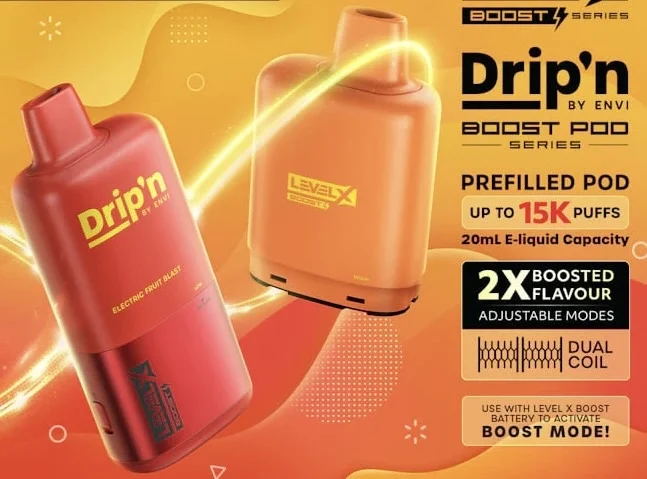 Unlock the Ultimate Vaping Experience with DRIPIN LEVEL X POD 15K: The Best Disposable Vape on the Market!