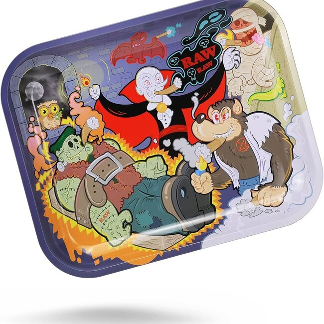 RAW RAW LARGE MONSTER SESH  ROLLING TRAY LARGE