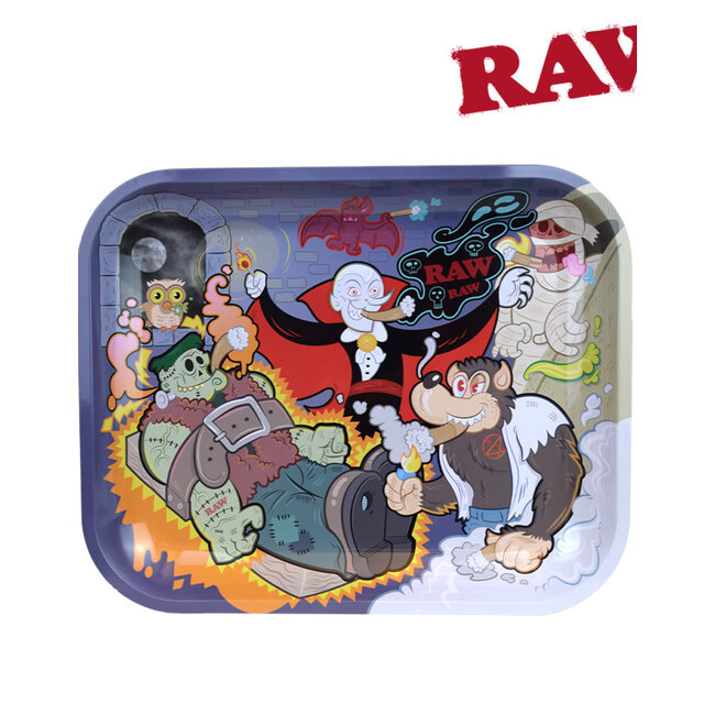 RAW RAW LARGE MONSTER SESH  ROLLING TRAY LARGE