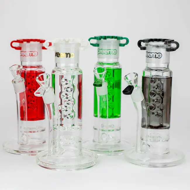 PREEMO 10'' PREEMO GLASS VIGREUX COLUM GLYCERIN BASE BONG-P005