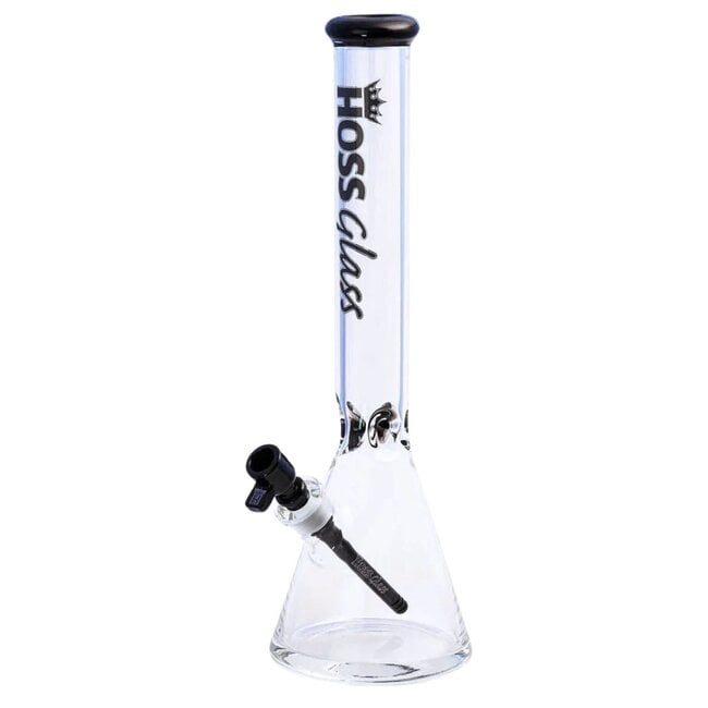 HOSS GLASS 18'' 7MM HOSE GLASS THICK JOINT BEAKER-H141
