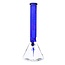 HOSS GLASS 18'' HOSS GLASS PYRAMID BEAKER HALF COLORED-H056