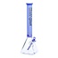 HOSS GLASS 18'' HOSS GLASS PYRAMID BEAKER HALF COLORED-H056