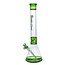 HOSS GLASS 18'' HOSS GLASS TRI-SECTION PLATINUM BANDED BEAKER-H036