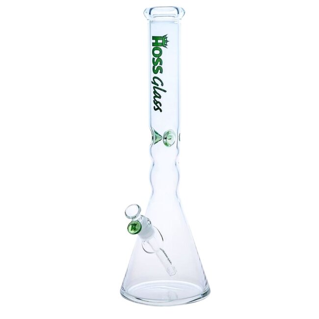 HOSS GLASS 18'' 5MM HOSE GLASS PINCHED BEAKER-Y042A5