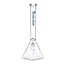 HOSS GLASS 18'' HOSS GLASS PYRAMID BASE BEAKER-H055