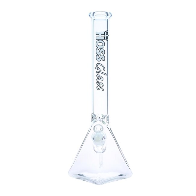 HOSS GLASS 18'' HOSS GLASS PYRAMID BASE BEAKER-H055