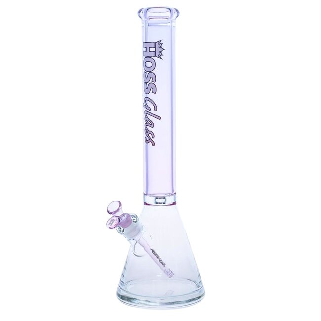 HOSS GLASS 18'' HOSE GLASS THICK BEAKER W/COLORED TOP-H151