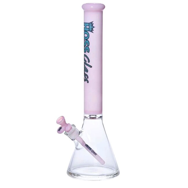 HOSS GLASS 18'' HOSE GLASS THICK BEAKER W/COLORED TOP-H151