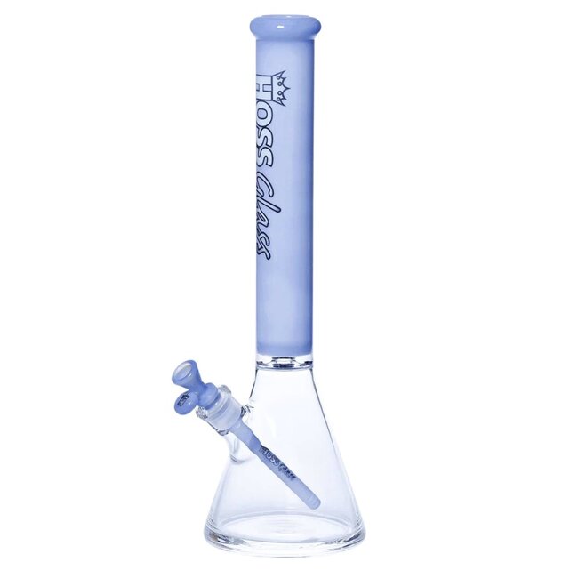 HOSS GLASS 18'' HOSE GLASS THICK BEAKER W/COLORED TOP-H151