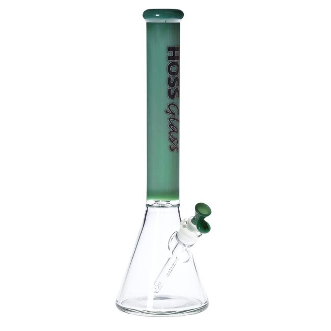 HOSS GLASS 18'' HOSE GLASS THICK BEAKER W/COLORED TOP-H151