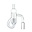 QUARTZ BANGER MALE 14MM DIAMOND KNOT