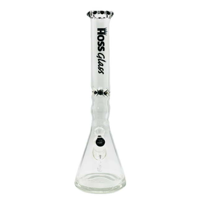 HOSS GLASS 18'' 5MM HOSE GLASS PINCHED BEAKER-Y042AC