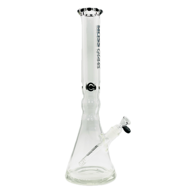 HOSS GLASS 18'' 5MM HOSE GLASS PINCHED BEAKER-Y042AC