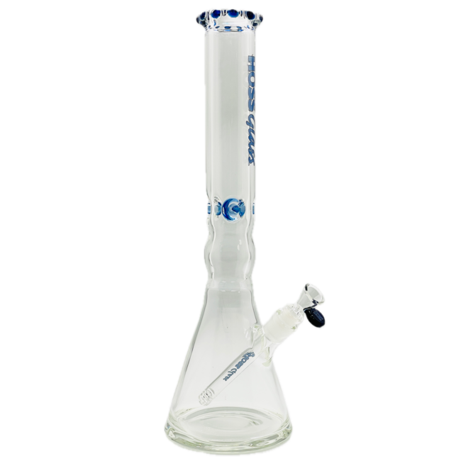 HOSS GLASS 18'' 5MM HOSE GLASS PINCHED BEAKER-Y042AC