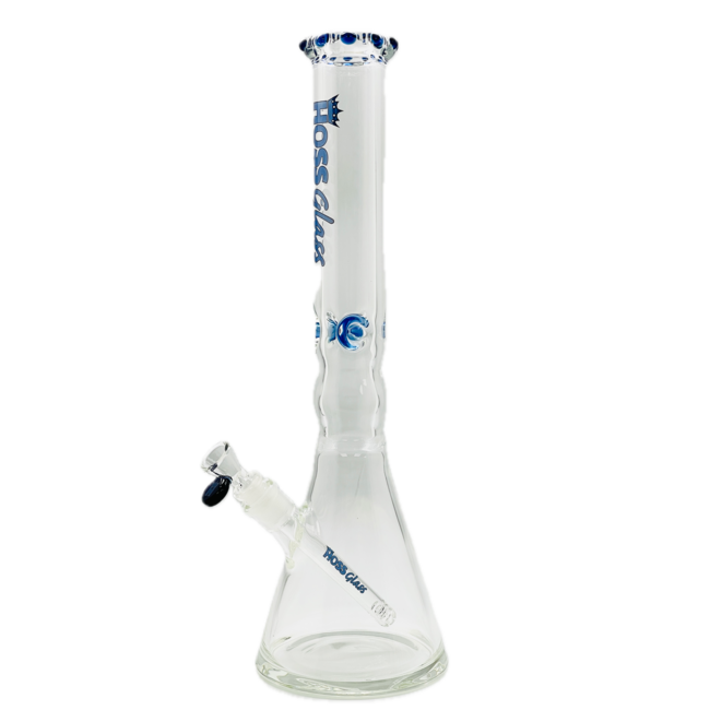 HOSS GLASS 18'' 5MM HOSE GLASS PINCHED BEAKER-Y042AC