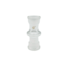 CHRYSTAL GLASS 14MM/18MM FEMALE  JOINT DOUBLE ADAPTER