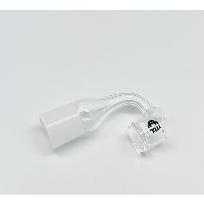 CHRYSTAL GLASS 18MM FEMALE QUARTZ FROST  BANGER 90* 2MM THICK