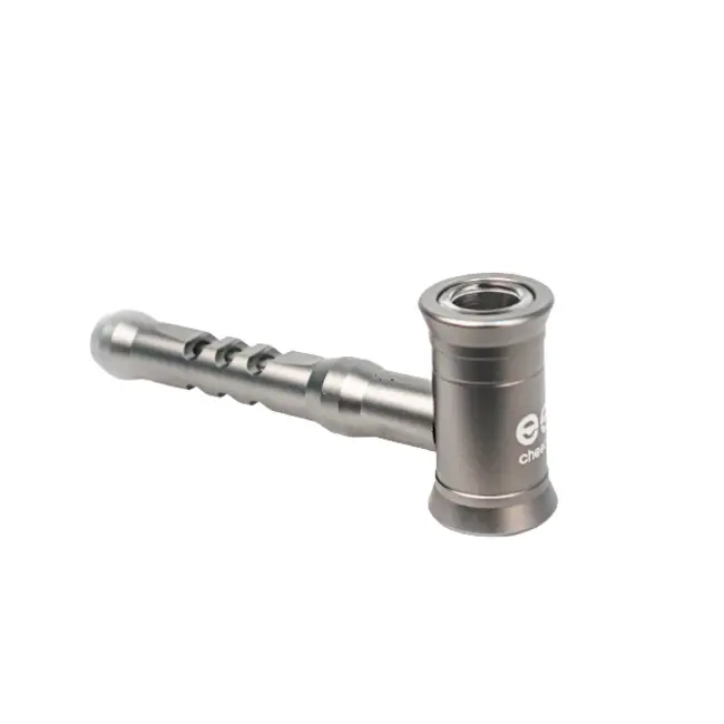CHEECH GLASS CH-YD-1400 METAL ENCASED GLASS HAMMER PIPE