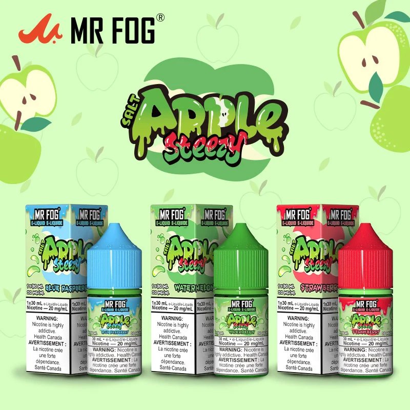 Experience Pure Crispness: Why MR Fog Juice Apple Steezy Salt Nic is a Must-Try for Vape Lovers!