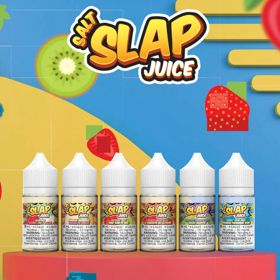 SLAP SALT NIC E-LIQUID: The Ultimate Bold Nicotine Salt E-Juice for a Smooth Vaping Experience!