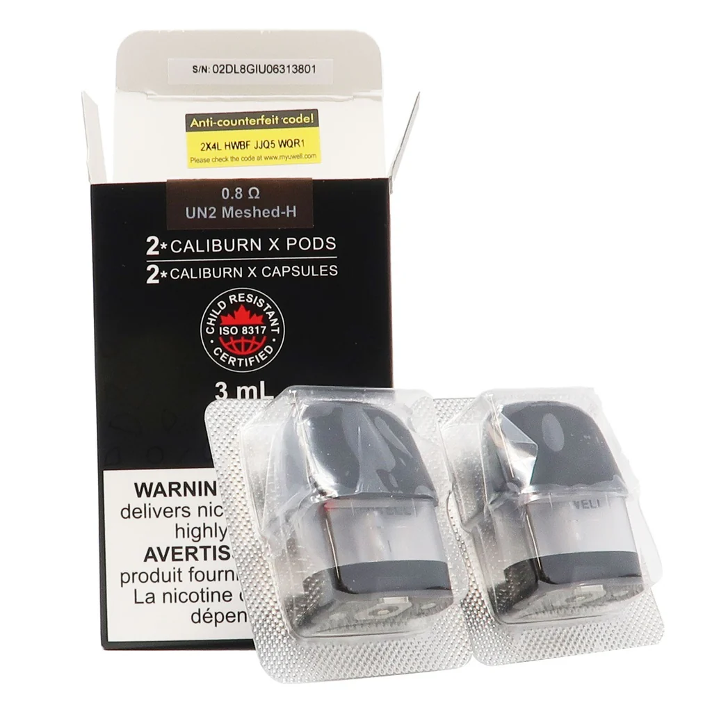 Unlock the Full Potential of Your Vape with UWELL Caliburn X Replacement Pods (2 Pack)!