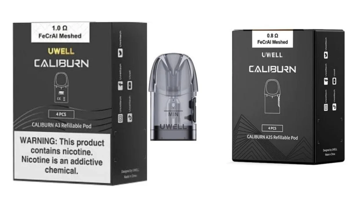 Level Up Your Vape Game with the UWELL Caliburn A3 Replacement Pod: Sleek, Smart & Satisfying!