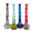 SOFT GLASS 18'' 4 BUBBLE GLASS BONG