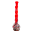 SOFT GLASS 18'' 4 BUBBLE GLASS BONG