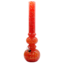SOFT GLASS 18'' DOUBLE BUBBLE GLASS BONG