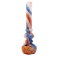 SOFT GLASS 18'' DOUBLE BUBBLE GLASS BONG