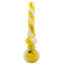 SOFT GLASS 18'' DOUBLE BUBBLE GLASS BONG