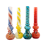 SOFT GLASS 18'' DOUBLE BUBBLE GLASS BONG