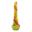 SOFT GLASS 18'' SPIRAL SPECTRUM ROUND BOTTOM BEAKER BONG